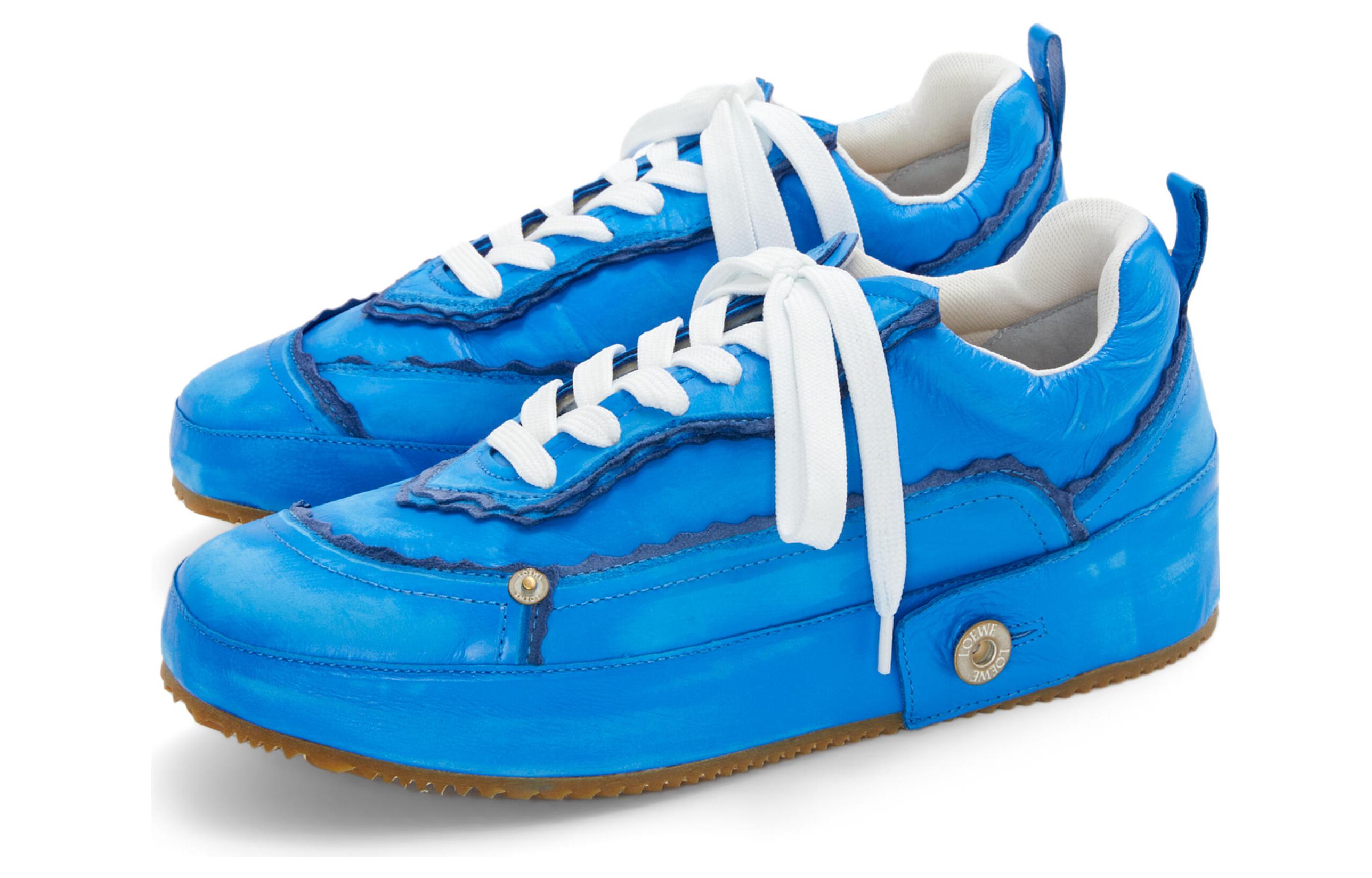 Lookbook 로에베 블루 로우탑 스니커즈 (Loewe Blue Low-top Sneakers) M816282X83-5100