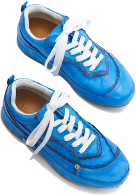 로에베 블루 로우탑 스니커즈 (Loewe Blue Low-top Sneakers) M816282X83-5100 Shop 로에베 블루 로우탑 스니커즈 (Loewe Blue Low-top Sneakers) M816282X83-5100