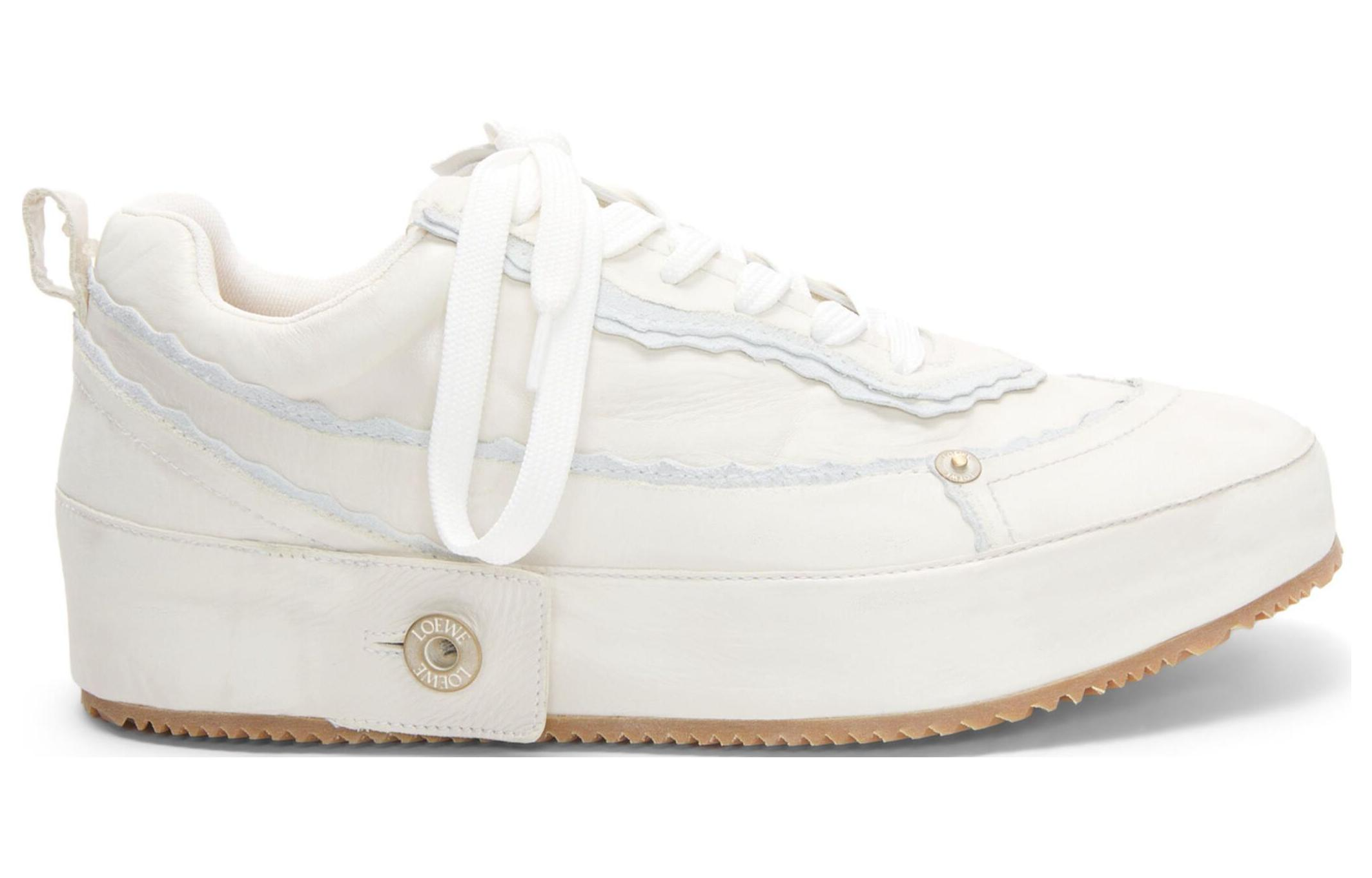 LOEWE Low-Top Sneaker 'White Leather' 圖 2