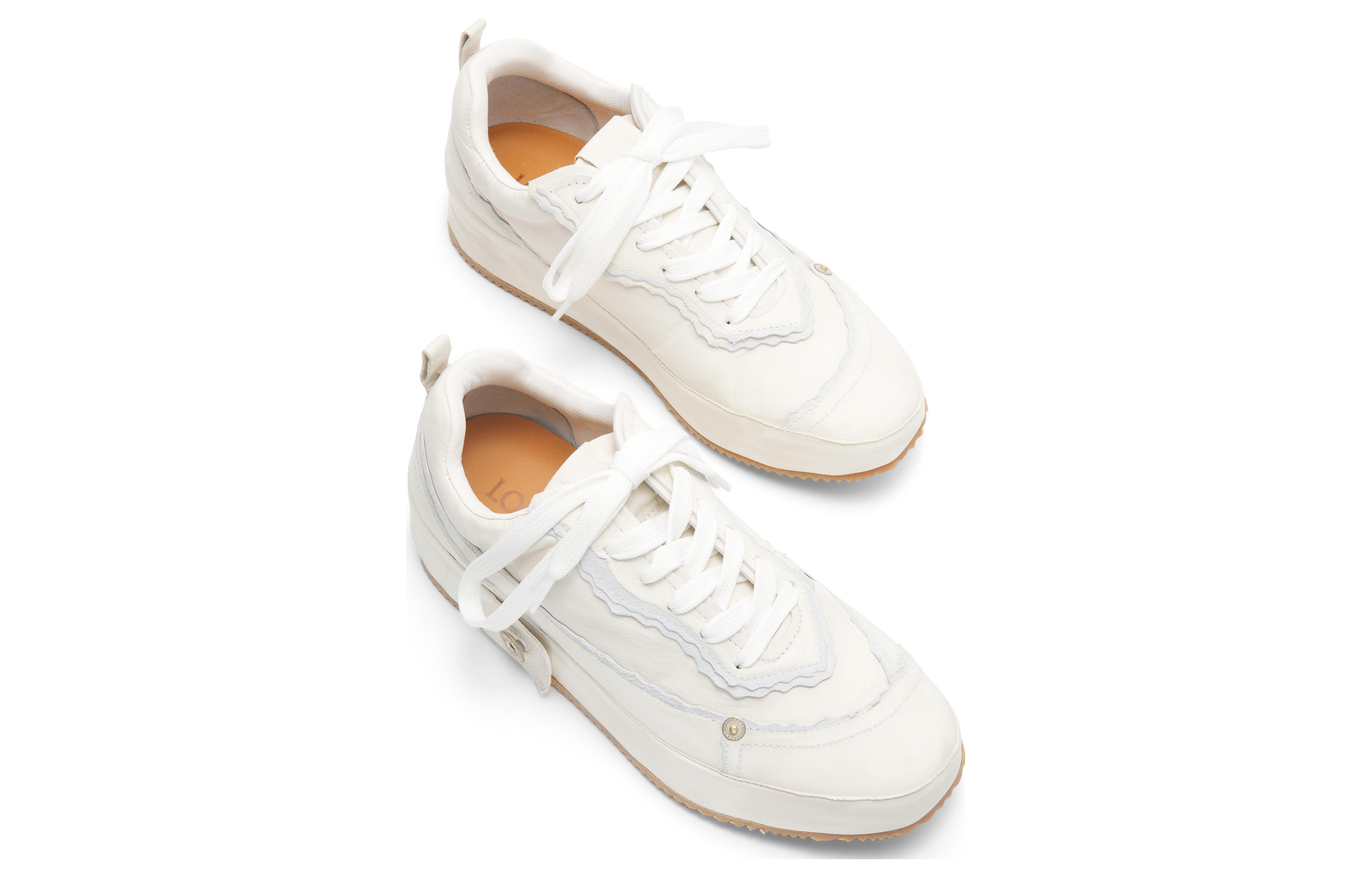 LOEWE Low-Top Sneaker 'White Leather' 圖 4