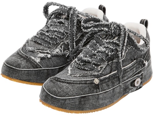 LOEWE Sepatu Denim Low-Top 'Abu-abu' M816282X76-1805 Lookbook LOEWE Sepatu Denim Low-Top 'Abu-abu' M816282X76-1805