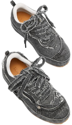 LOEWE Sepatu Denim Low-Top 'Abu-abu' M816282X76-1805 Shop LOEWE Sepatu Denim Low-Top 'Abu-abu' M816282X76-1805