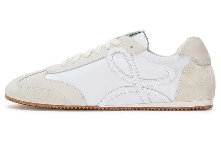 LOEWE Low-Top Sneakers 'White Nylon and Leather'