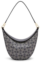 LOEWE Luna Shoulder Bag Anagram Jacquard Navy/Black LOEWE Luna Shoulder Bag Anagram Jacquard Navy/Black