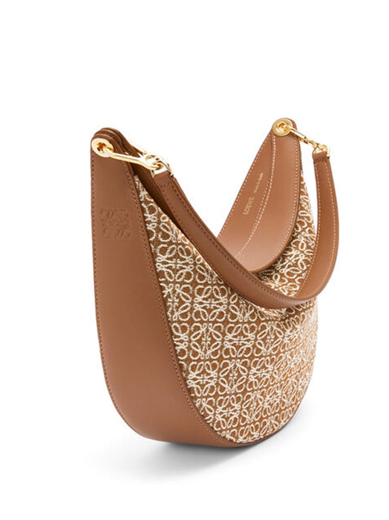 Order Beg Anjal Bahu LOEWE Luna Anagram Jacquard Tan/Pecan