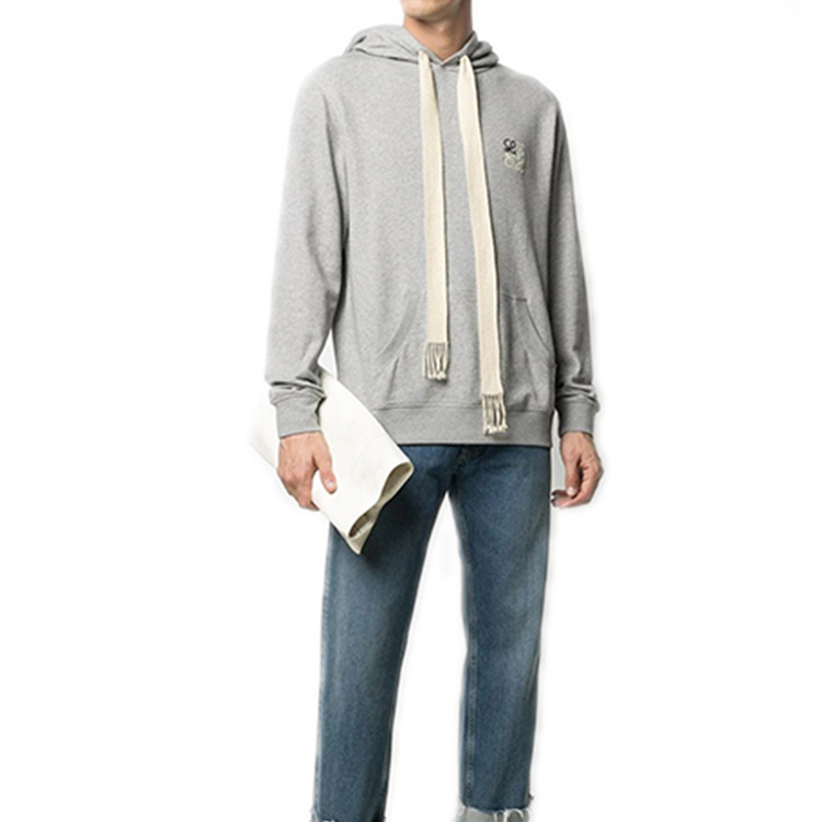 Lookbook LOEWE 男士长袖连帽衫 浅灰色 H526Y25J02-1440