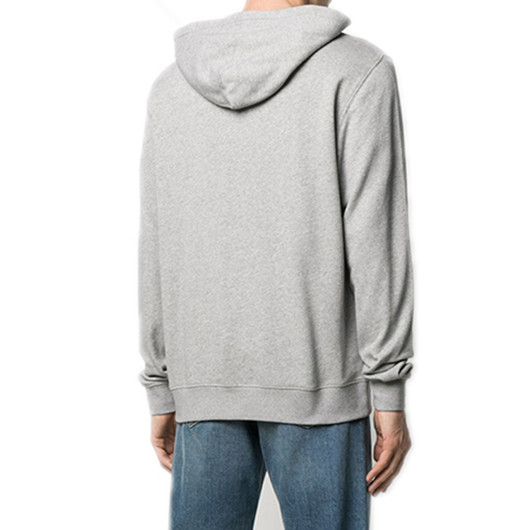 Shop LOEWE 男士长袖连帽衫 浅灰色 H526Y25J02-1440