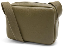 Order LOEWE Military Messenger Bag in Soft Grained Calfskin XS Military Green