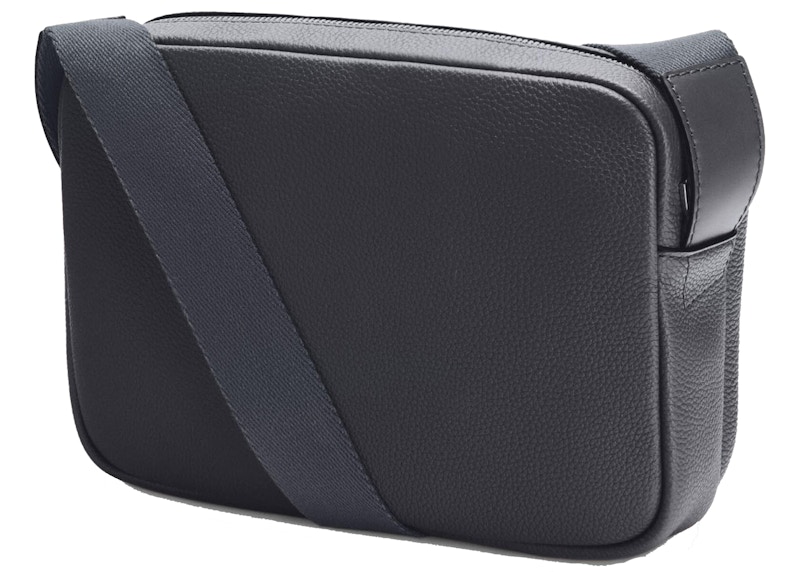 Order LOEWE磨砂小牛皮XS军用邮差包炭灰色