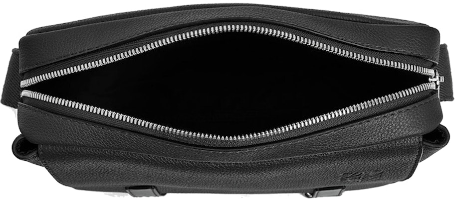 LOEWE Military Messenger Bag in Soft Grained Calfskin XS Black Lookbook LOEWE Military Messenger Bag in Soft Grained Calfskin XS Black