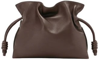 Order LOEWE Mini Flamenco Clutch de Piel Napa de Ternera en Chocolate