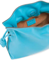 Lookbook LOEWE Mini Flamenco Clutch in Nappa Calfskin Cyan