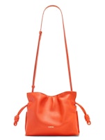 LOEWE Mini Flamenco Clutch in Nappa Calfskin Vivid Orange LOEWE Mini Flamenco Clutch in Nappa Calfskin Vivid Orange