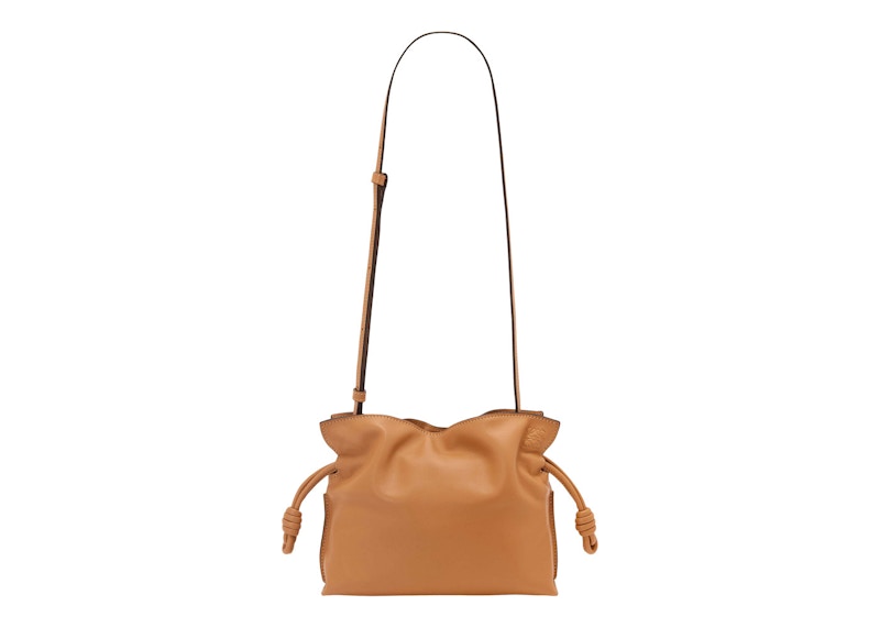 LOEWE Mini Flamenco Clutch in Nappa Calfskin Warm Desert