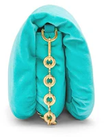 Order LOEWE Mini Puffer Goya Bag In Velvet Caribbean Blue