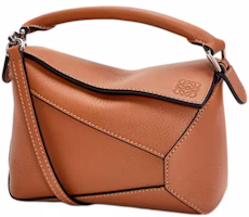 LOEWE Mini Puzzle Bag in Classic Calfskin Tan LOEWE Mini Puzzle Bag in Classic Calfskin Tan