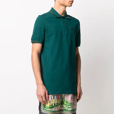 ロエベ ミニマリスト 刺繡入り半袖ポロシャツ ダークグリーン. H526Y26J01-1200 Purchase ロエベ ミニマリスト 刺繡入り半袖ポロシャツ ダークグリーン. H526Y26J01-1200