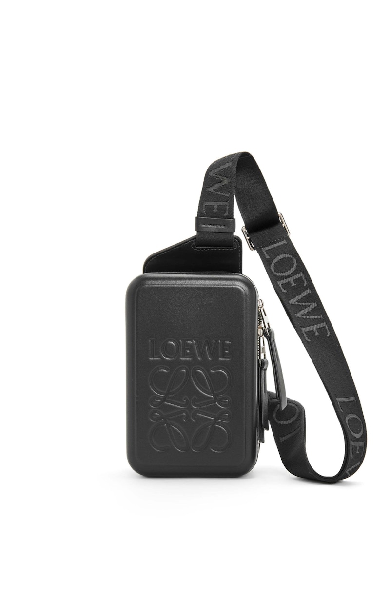 LOEWE Molded Sling in Smooth Calfskin Black