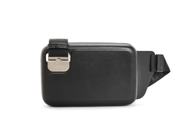 Buy LOEWE Molded Sling in Smooth Calfskin Black - Novelship
