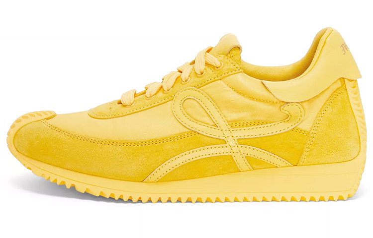 LOEWE Nylon Lace-up Low Top 'Yellow'