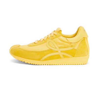 LOEWE Nylon Lace-up Low Top 'Yellow'