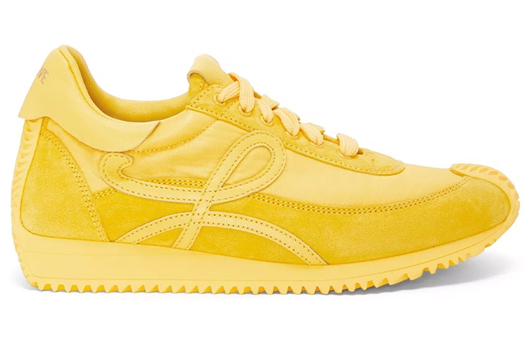 LOEWE Nylon Lace-up Low Top 'Yellow' 圖 2