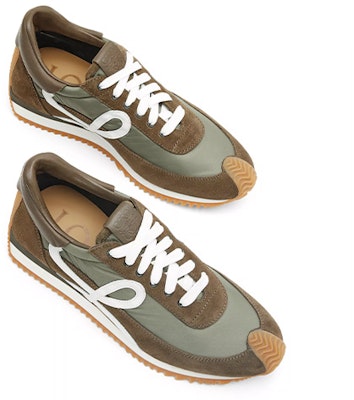 LOEWE羅意威 尼龍 系帶 減震 低幫 運動休閒鞋 卡其綠 Shop LOEWE羅意威 尼龍 系帶 減震 低幫 運動休閒鞋 卡其綠