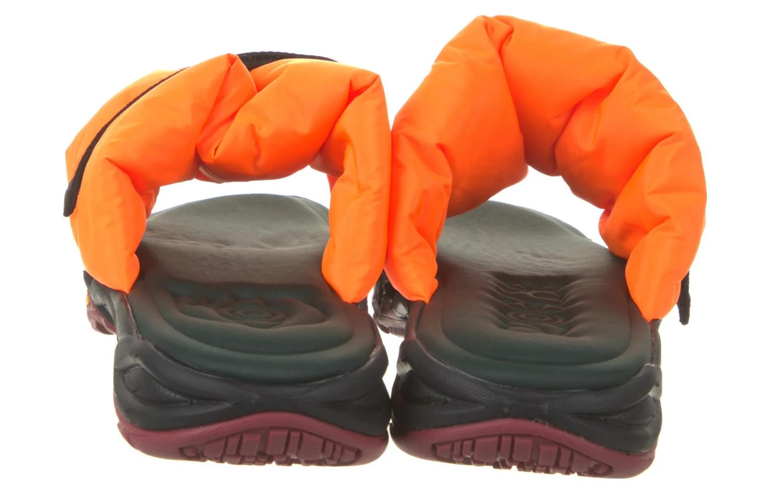 LOEWE Nylon Pleated Slippers 'Orange' 圖 5