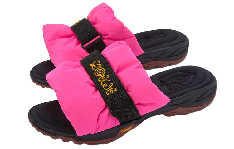 LOEWE Nylon Pleated Slippers 'Pink' 圖 3