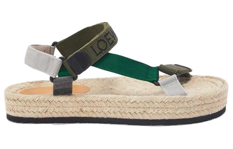 Order Alpargatas LOEWE con Correa de Nylon 'Verde Militar' M616283X15-4124