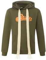 LOEWE Olive Green Pullover Sweatshirt with Letter Print H616341X40 LOEWE Olive Green Pullover Sweatshirt with Letter Print H616341X40