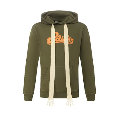 LOEWE Olive Green Pullover Sweatshirt with Letter Print H616341X40