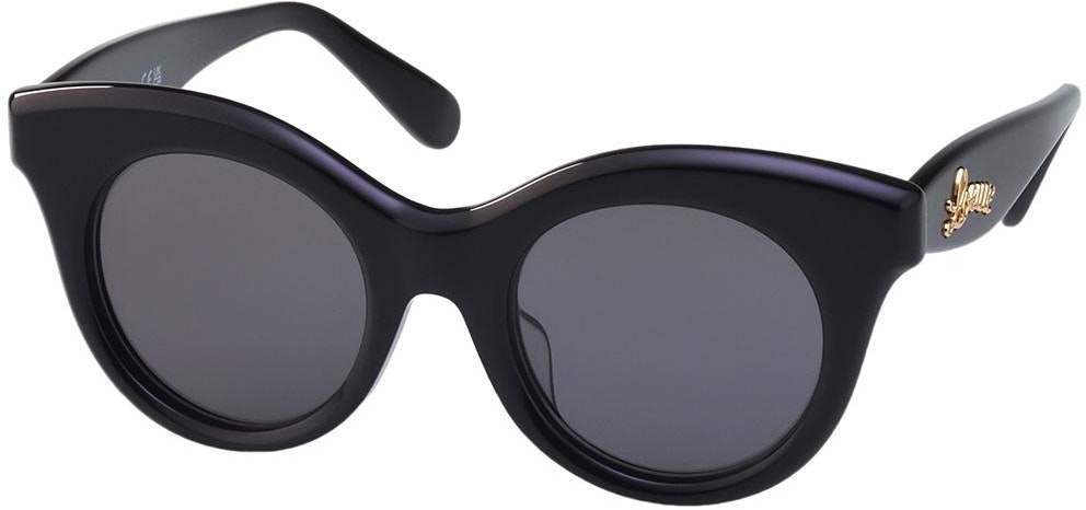 loewe-oval-black-sunglasses-with-logo-unisex-couple-style-lw-40126-f-01-a