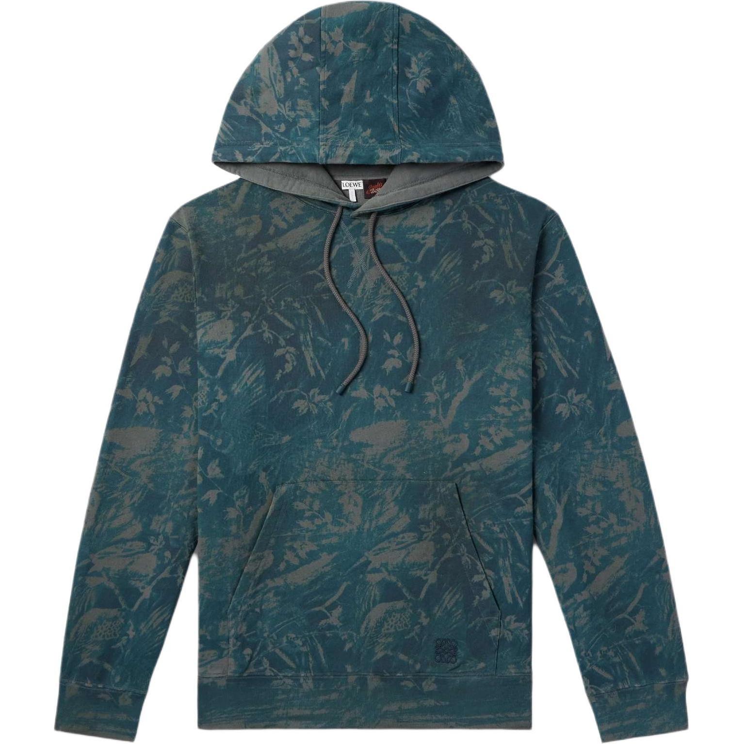LOEWE Parrot Graphic Oversized Hoodie Blue H616Y25X18-4985