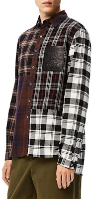 LOEWE 拼接格紋長袖襯衫 H526337XA2-3116 Lookbook LOEWE 拼接格紋長袖襯衫 H526337XA2-3116