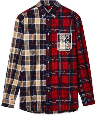 loewe-patchwork-plaid-button-up-long-sleeve-shirt-multicolor-h526-y05-w35-9990