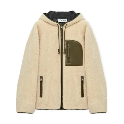 LOEWE Patchwork Zip Hoodie Jacket H526Y18LAA-2139