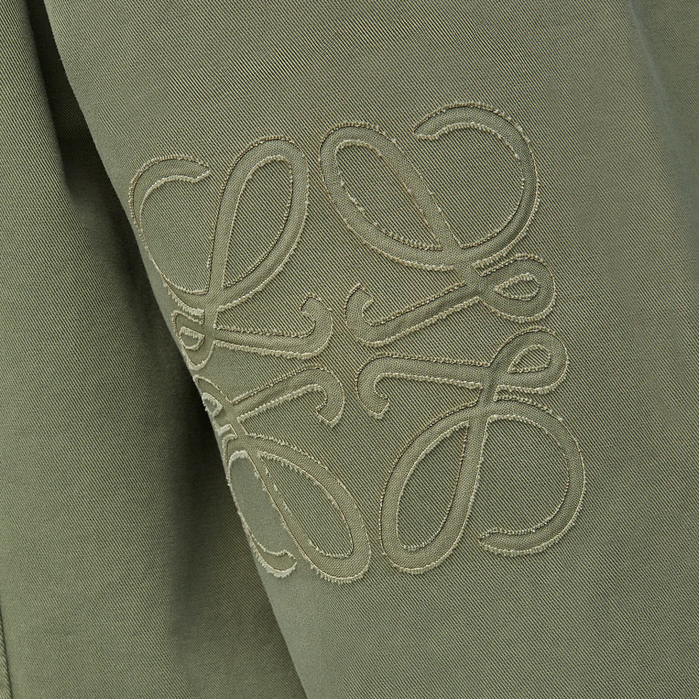 Details for LOEWE Paula''s Ibiza SS25 綠色棉質拉鍊外套 H616Y50X11-8727