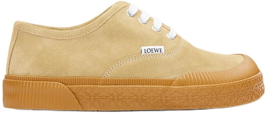LOEWE羅意威 Terra Vulca 絨面革 圓頭繫帶 低筒 帆布鞋 男款 棕色 Order LOEWE羅意威 Terra Vulca 絨面革 圓頭繫帶 低筒 帆布鞋 男款 棕色