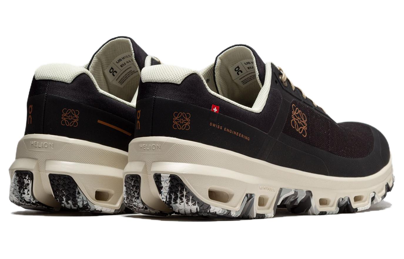 LOEWE Polyester Round Toe Lace-Up CMFT Low-Top Sneaker 'Black' 圖 4