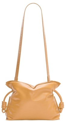 LOEWE Puffer Flamenco Clutch in Shiny Nappa Lambskin Camel Order LOEWE Puffer Flamenco Clutch in Shiny Nappa Lambskin Camel