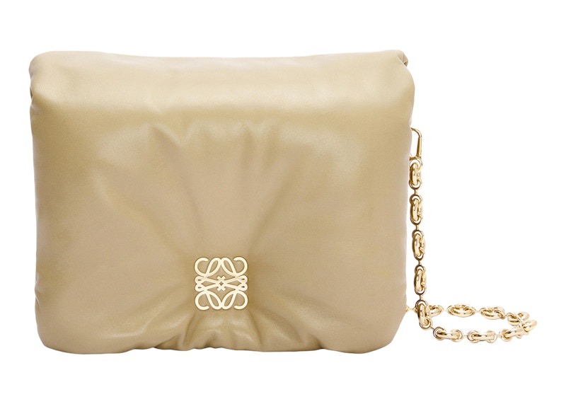 LOEWE Puffer Goya Shoulder Bag Clay Green