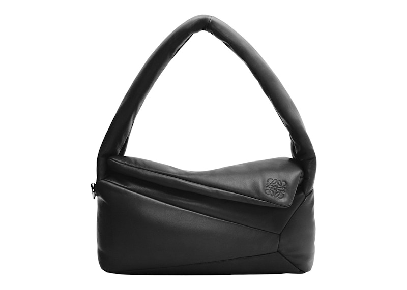 LOEWE Puffer Puzzle Hobo Bag Black