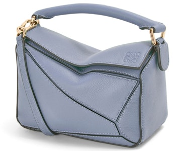 LOEWE パズルバッグ クラシックカーフスキン ミニ アトランティックブルー Buy LOEWE パズルバッグ クラシックカーフスキン ミニ アトランティックブルー