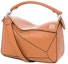 Buy LOEWE Puzzle Bag in Classic Calfskin Small Tan
