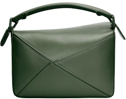 Lookbook LOEWE小牛皮Puzzle包小号复古卡其色