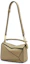 Lookbook Tas LOEWE Puzzle Kulit Anak Lembut Kecil Hijau Artichoke