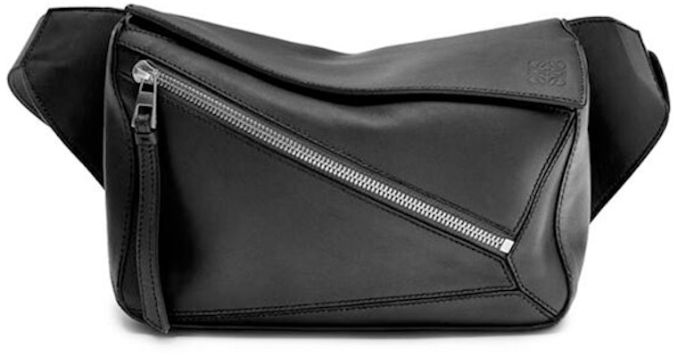 LOEWE Puzzle Bum Bag in Classic Calfskin Small Black Buy LOEWE Puzzle Bum Bag in Classic Calfskin Small Black