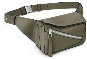 LOEWE 迷你卡其綠經典小牛皮Puzzle斜挎包 Order LOEWE 迷你卡其綠經典小牛皮Puzzle斜挎包