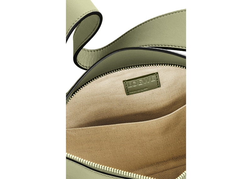 Lookbook 罗意威牛皮拼图Hobo包 酪梨绿